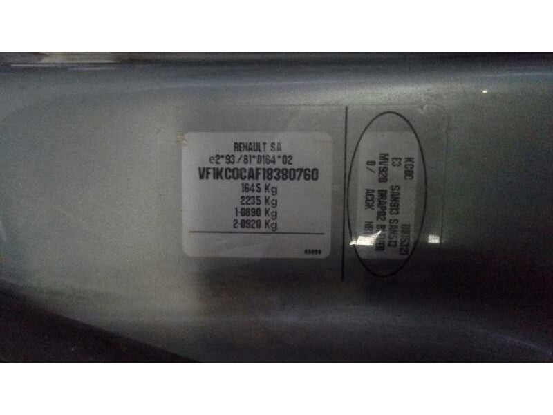 renault kangoo (f/kc0) del año 1998