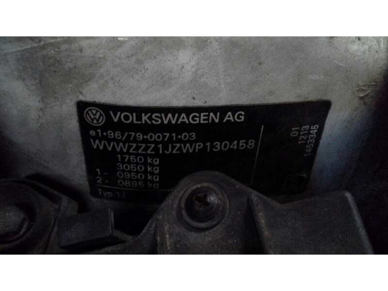 volkswagen golf iv berlina (1j1) del año 1998