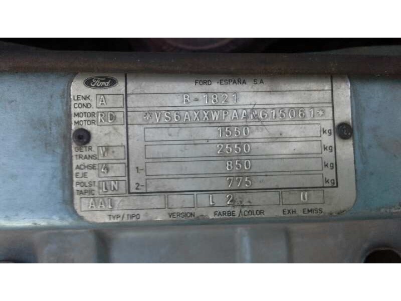 ford escort berlina/turnier del año 1993