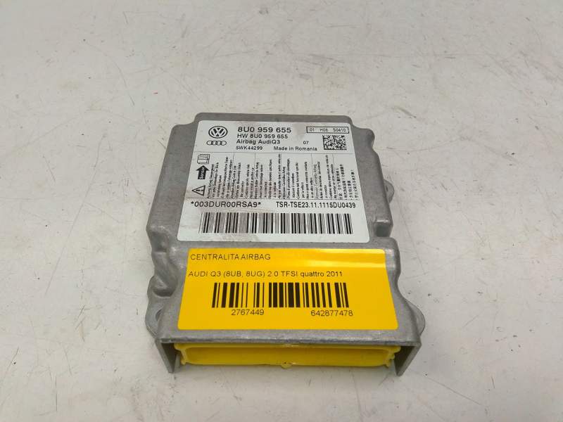Recambio de centralita airbag para audi q3 (8ub, 8ug) 2.0 tfsi quattro referencia OEM IAM 8U0959655  