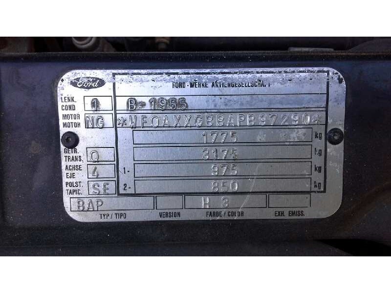 ford mondeo berlina/familiar (fd) del año 1993