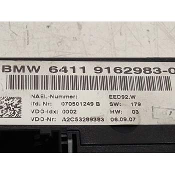 Recambio de mando climatizador para bmw 1 (e81) 118 d referencia OEM IAM 6411916298301  
