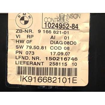 Recambio de cuadro instrumentos para bmw 1 (e81) 118 d referencia OEM IAM 102495284  
