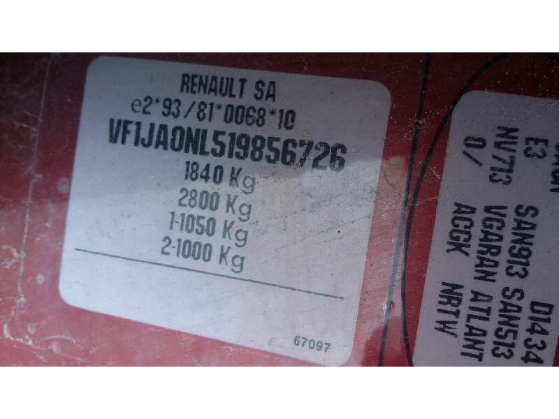 renault megane i scenic (ja0) del año 1999