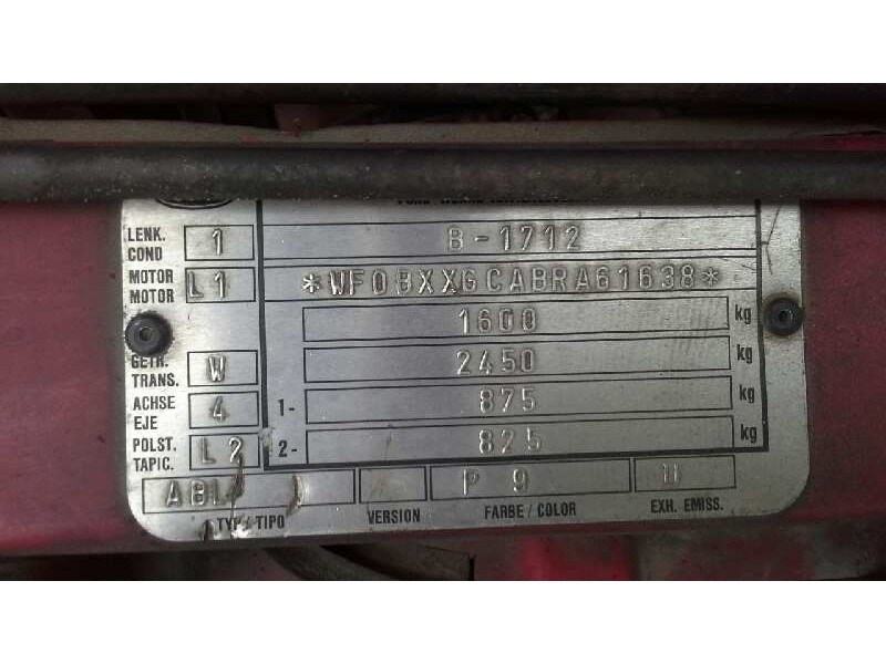 ford escort berlina/turnier del año 1995