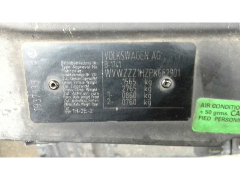 volkswagen golf iii berlina (1h1) del año 1993