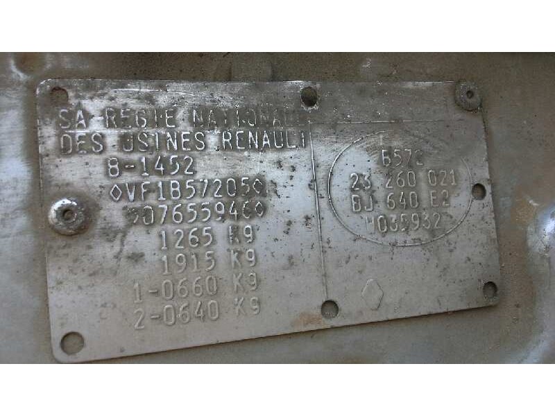 renault clio i fase i+ii (b/c57) del año 1991