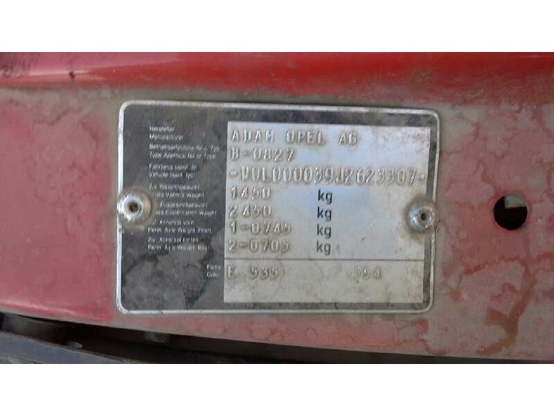 opel kadett e del año 1988