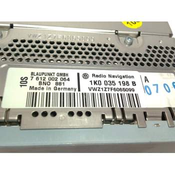 Recambio de sistema audio / radio cd para volkswagen passat b6 (3c2) 2.0 tdi 16v referencia OEM IAM 1K0035198B  
