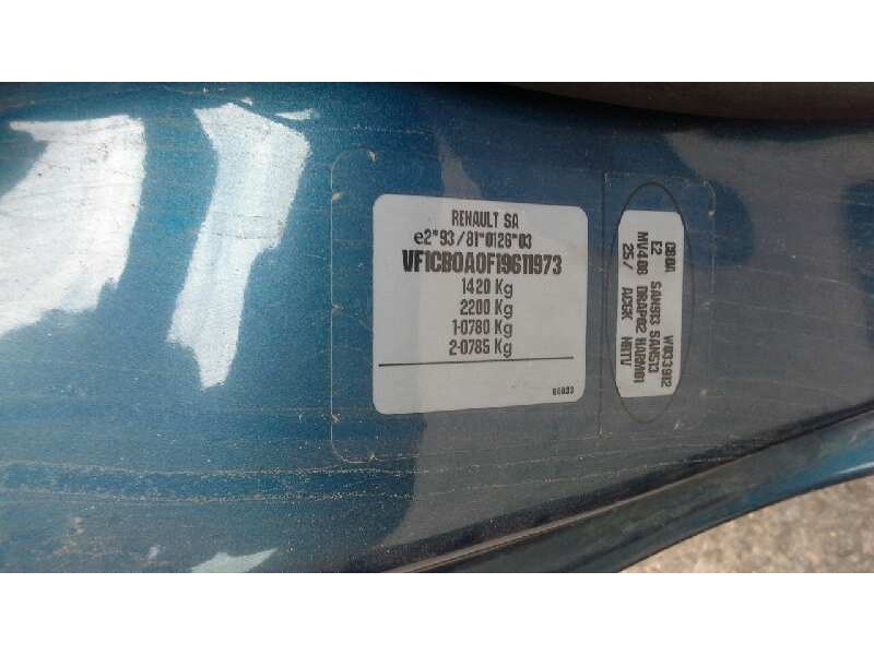 renault clio ii fase i (b/cbo) del año 1999