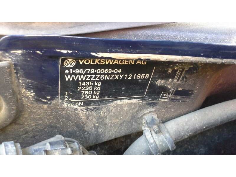 volkswagen polo berlina (6n1) del año 1999