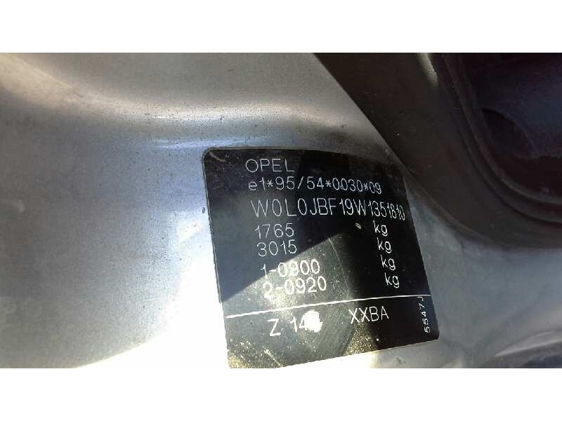 opel vectra b berlina del año 1999