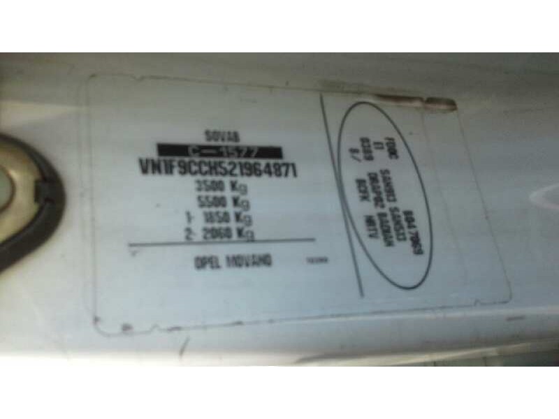 opel movano del año 2000