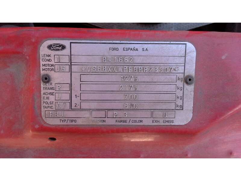 ford fiesta berl./courier del año 1993