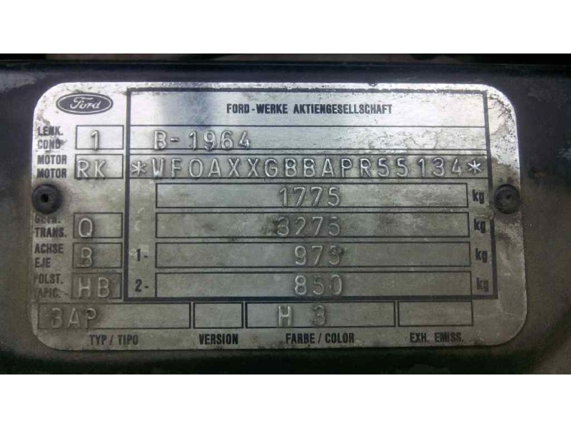 ford mondeo berlina/familiar (fd) del año 1993