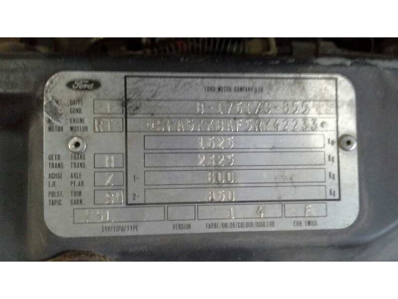 ford fiesta berl./courier del año 1994