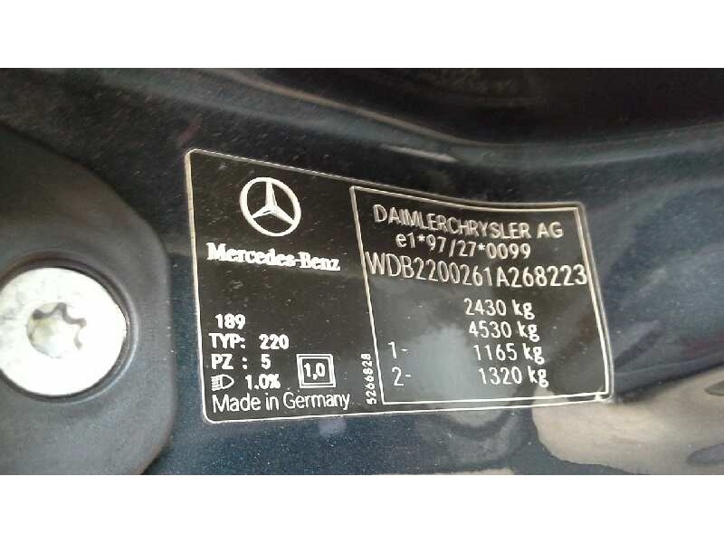mercedes clase s (w220) berlina del año 2001