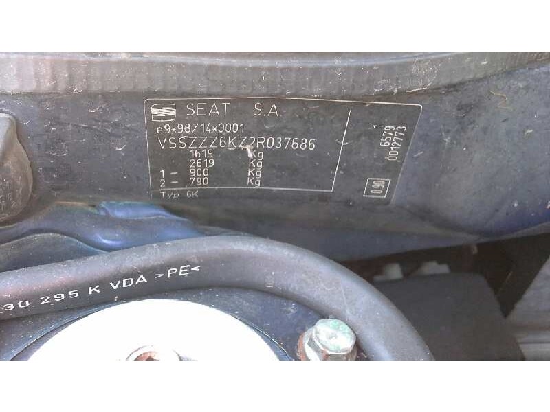 seat cordoba berlina (6k2) del año 2001