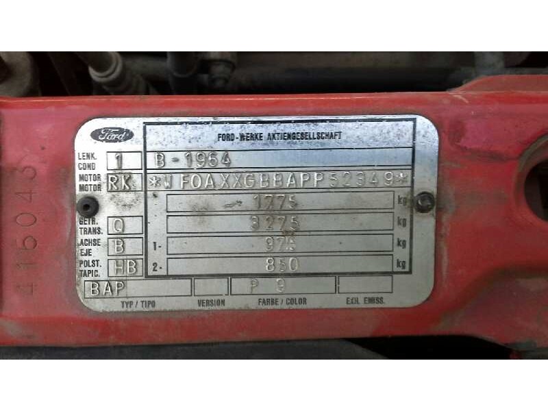 ford mondeo berlina/familiar (fd) del año 1993