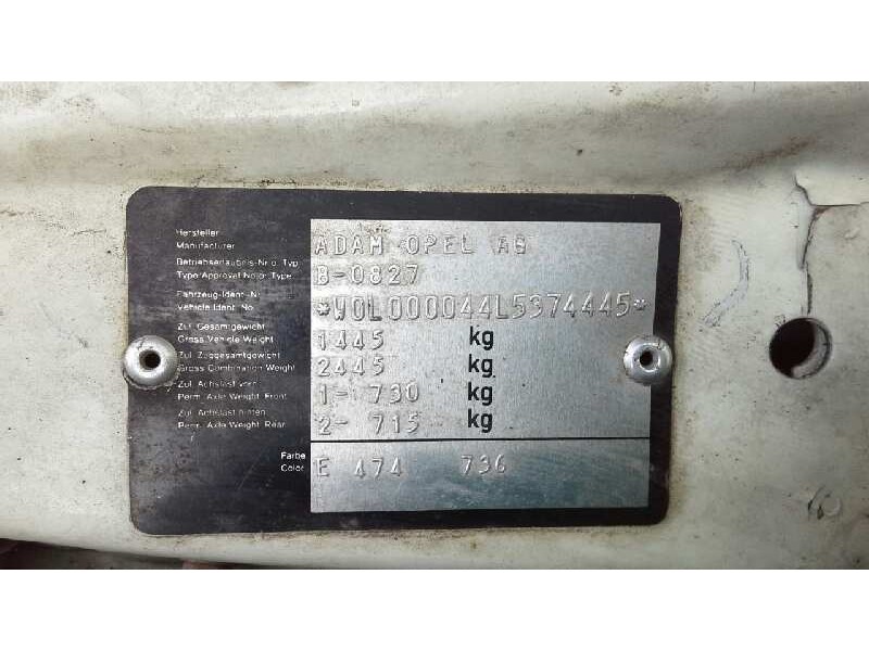 opel kadett e del año 1991