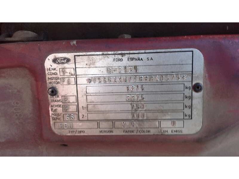 ford fiesta berl./courier del año 1994