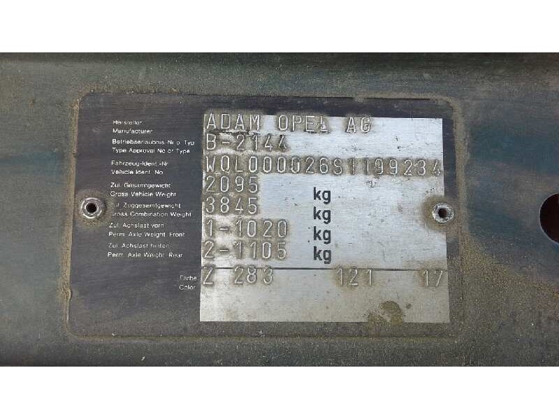 opel omega b del año 1999