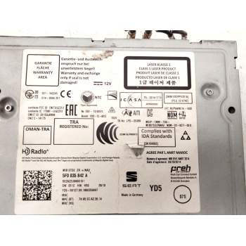 Recambio de sistema navegacion gps para seat leon (5f1) 1.5 tsi referencia OEM IAM   