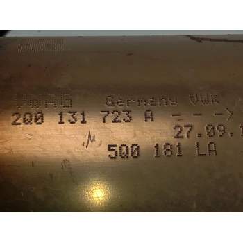 Recambio de filtro de particulas para seat leon (5f1) 1.5 tsi referencia OEM IAM 2Q0131723A  