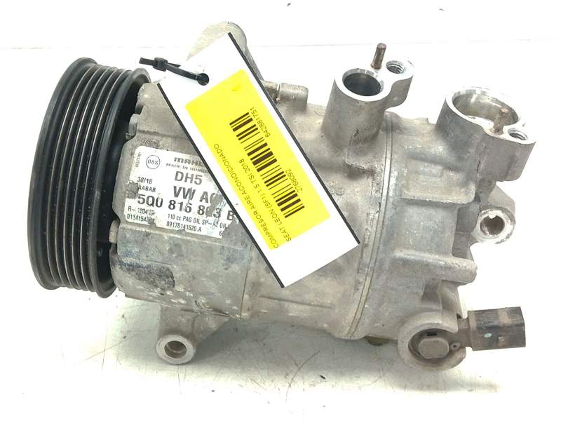 Recambio de compresor aire acondicionado para seat leon (5f1) 1.5 tsi referencia OEM IAM 5Q0816803B  