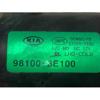 Recambio de motor limpia delantero para kia sorento i (jc) 2.5 crdi referencia OEM IAM 981003E100  