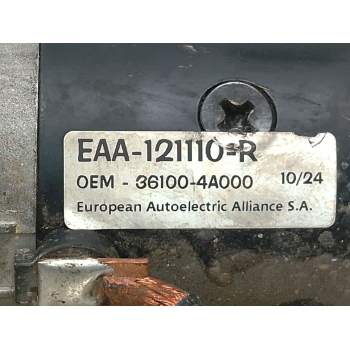 Recambio de motor arranque para kia sorento i (jc) 2.5 crdi referencia OEM IAM EAA121110  