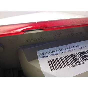 Recambio de piloto trasero derecho paragolpes para nissan terrano/terrano.ii (r20) referencia OEM IAM 26550OF400 INGLES DEFECTUO