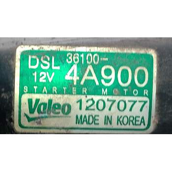 Recambio de motor arranque para hyundai h350 furgoneta 2.5 crdi referencia OEM IAM 361004A900  