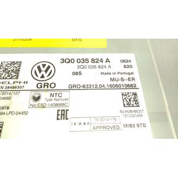 Recambio de sistema audio / radio cd para volkswagen tiguan (5n_) 2.0 tdi referencia OEM IAM 3Q0035824A  