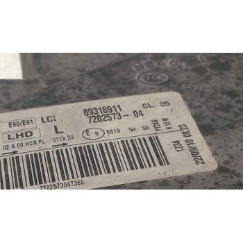 Recambio de faro izquierdo para bmw 3 (e90) 318 d referencia OEM IAM 720257304  