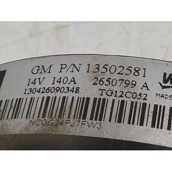 Recambio de alternador para opel insignia a (g09) 2.0 cdti (68) referencia OEM IAM 13502581  