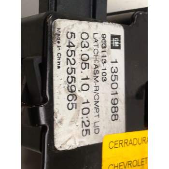 Recambio de cerradura maletero / porton para chevrolet cruze (j300) 1.6 referencia OEM IAM 545255965  