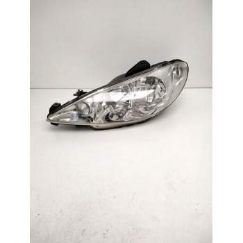 Recambio de faro izquierdo para peugeot 206 sedán 1.4 hdi eco 70 referencia OEM IAM 9628666880  6204S9087275