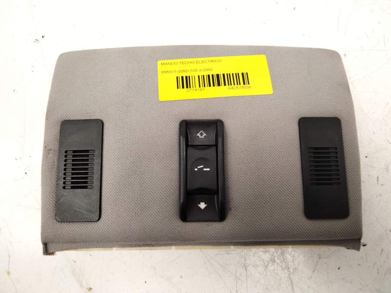 Recambio de mando techo electrico para bmw 5 (e60) 530 d referencia OEM IAM   
