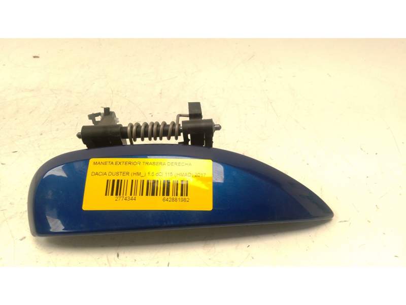 Recambio de maneta exterior trasera derecha para dacia duster (hm_) 1.5 dci 115 (hmad) referencia OEM IAM   