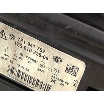 Recambio de faro derecho para volkswagen touareg (7p5, 7p6) 3.0 v6 tdi referencia OEM IAM 7P1941752  