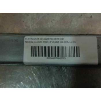 Recambio de elevalunas delantero derecho para nissan navara pick-up (d40m) 2.5 dci diesel cat referencia OEM IAM   100059