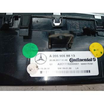 Recambio de mando calefaccion aire acondicionado para mercedes-benz clase c (w205) c 220 bluetec / d (205.002, 205.004) referenc
