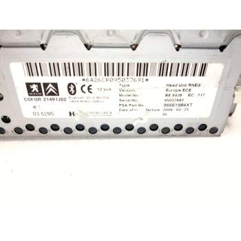 Recambio de sistema audio / radio cd para peugeot 3008 i monospace (0u_) 1.6 hdi referencia OEM IAM 96661984XT  