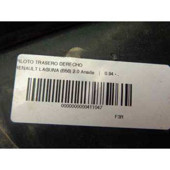 Recambio de piloto trasero derecho para renault laguna (b56) 2.0 anade referencia OEM IAM 7700820051  