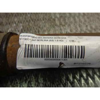 Recambio de transmision delantera derecha para peugeot 307 berlina (s2) 1.6 hdi referencia OEM IAM 9637117880  