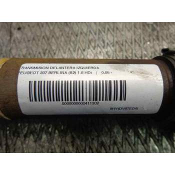 Recambio de transmision delantera izquierda para peugeot 307 berlina (s2) 1.6 hdi referencia OEM IAM 9637117780  