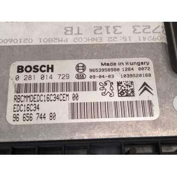 Recambio de centralita motor uce para peugeot 3008 i monospace (0u_) 1.6 hdi referencia OEM IAM 9665674480 0281014729 