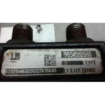 Recambio de rampa inyectora para peugeot partner (s2) 1.6 16v hdi cat referencia OEM IAM 9654592680  