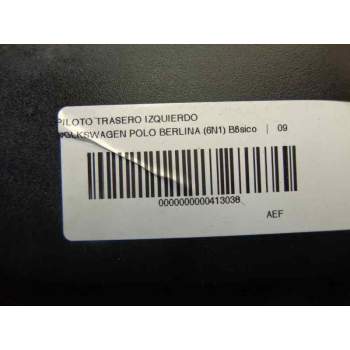 Recambio de piloto trasero izquierdo para volkswagen polo berlina (6n1) 1.9 diesel referencia OEM IAM 6N0945095  